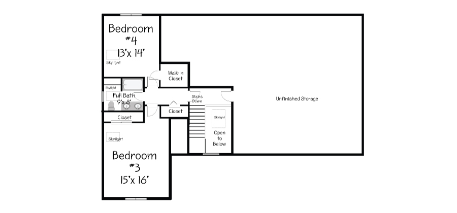 Plan View of the Lower Floor