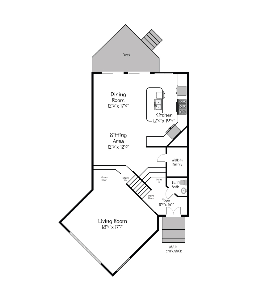 Plan View of the Main Floor