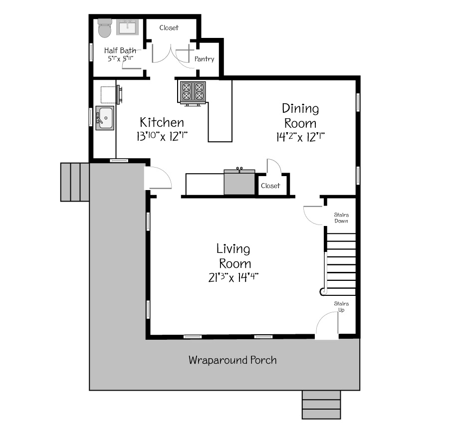 Plan View of the Main Floor