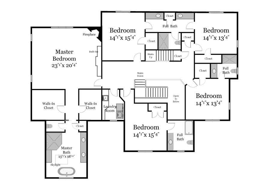 Plan View of the Third Floor