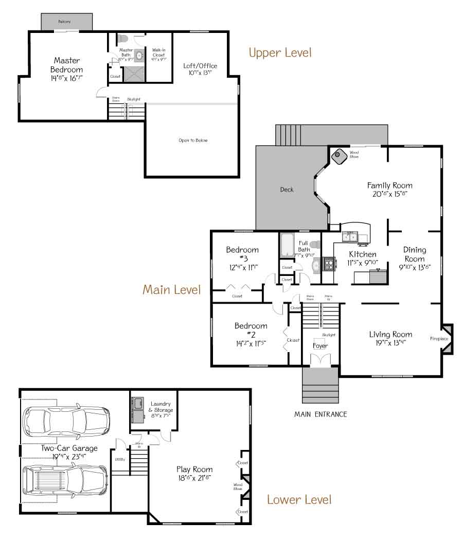 copyright 2019 Michael J. Hunter YourPlans Floor Plans